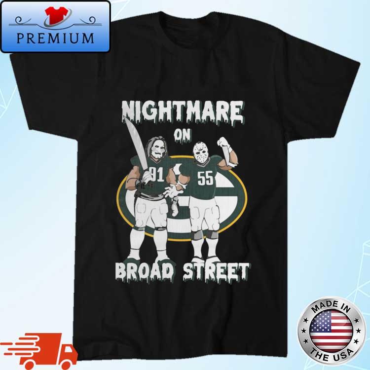 Green Bay Packers Nightmare On Broad Street T-Shirt