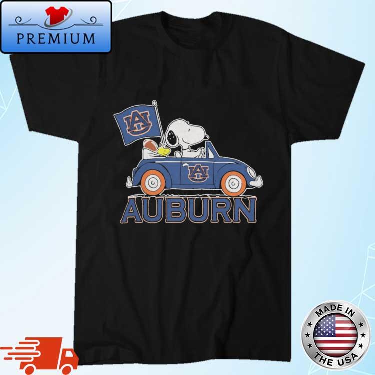 Snoopy and Woodstock driving car Los Angeles Dodgers shirt