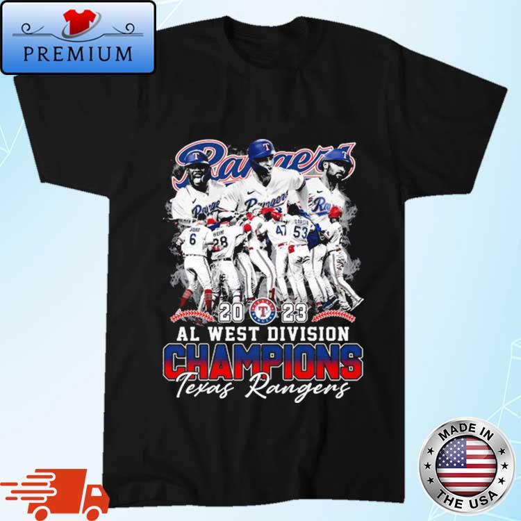 Texas Rangers 2023 AL West Division Champions Baseball Jersey