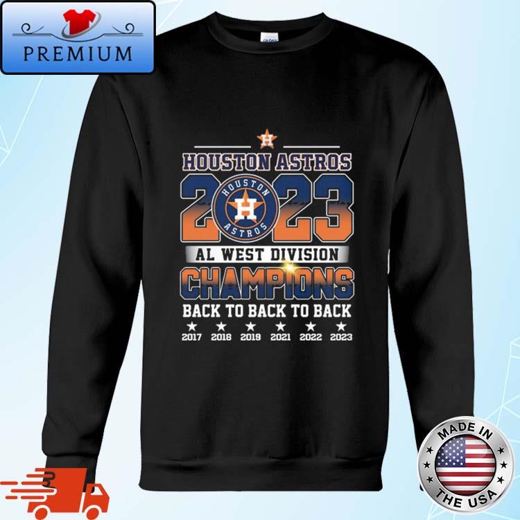 Official Houston Astros 2023 AL West Division Champions Shirt, hoodie,  longsleeve, sweatshirt, v-neck tee