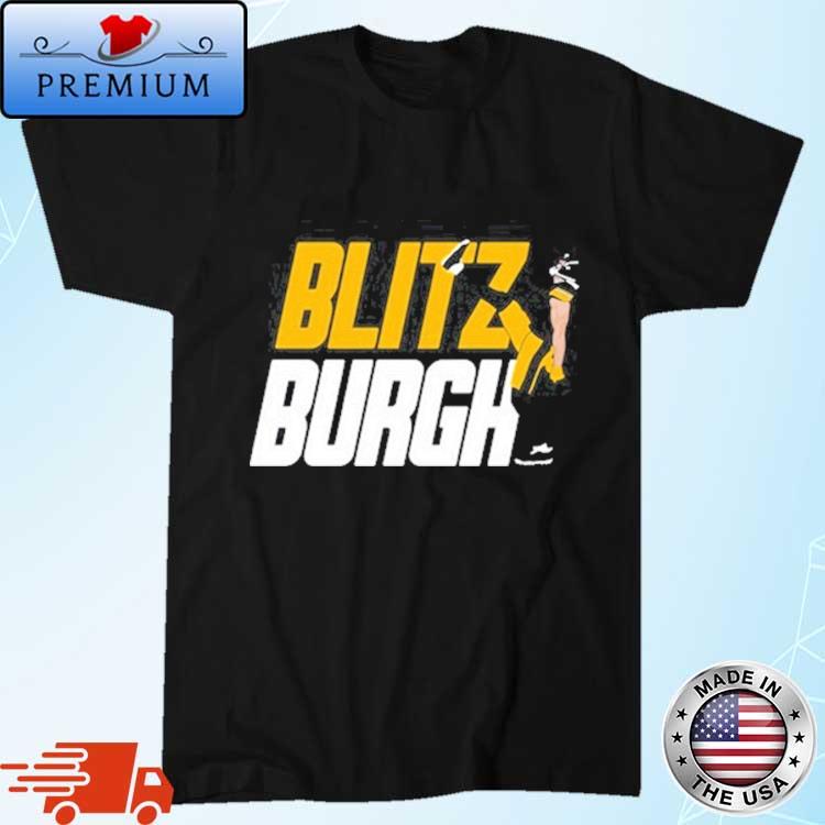 Aj Burnett Wearing Blitz Burgh Shirt, hoodie, sweater, long sleeve