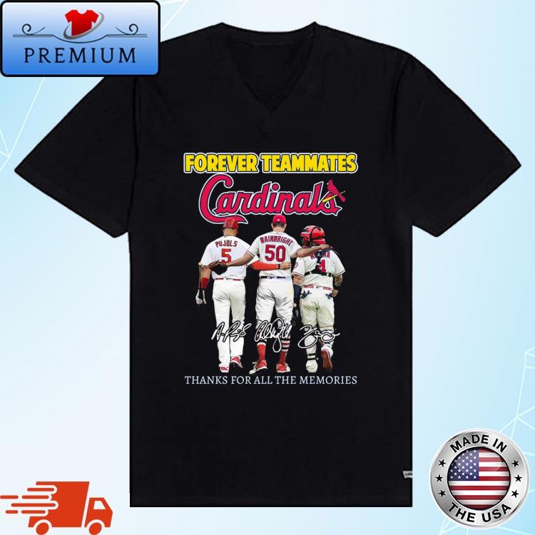 Official forever Teammates St Louis Cardinals Thanks For All The Memories  Unisex T-Shirt, hoodie, sweater, long sleeve and tank top