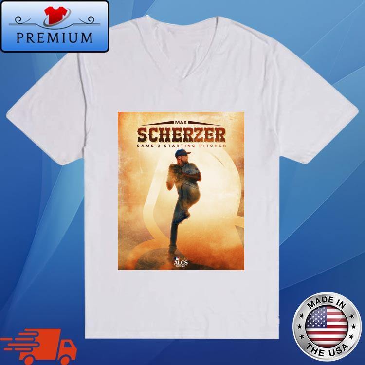  Max Scherzer Shirt (Cotton, Small, Black) - Max