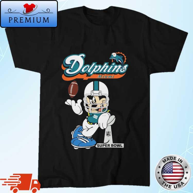 Official Mickey Mouse x Miami Dolphins Disney Inspired Super Bowl Football  Shirt - ABeautifulShirt