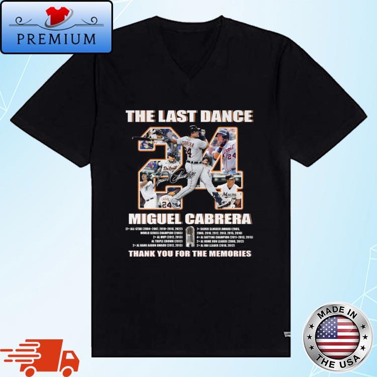 Miguel Cabrera The Last Dance Memories T Shirt, hoodie, sweater