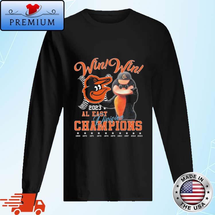 Birds Baltimore Orioles 2023 AL East Division Champions Shirt, hoodie,  sweater, long sleeve and tank top