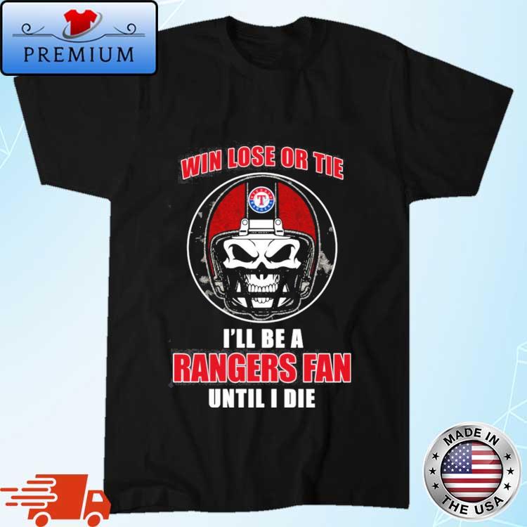 Texas Rangers Skull Shirt