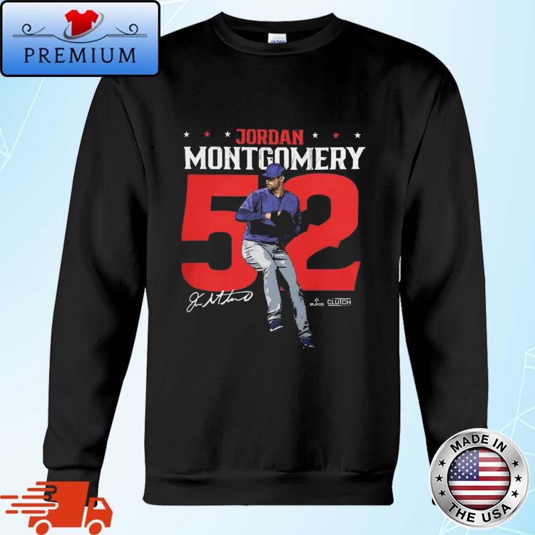 Official Texas rangers Jordan montgomery #52 signature T-shirt, hoodie,  tank top, sweater and long sleeve t-shirt