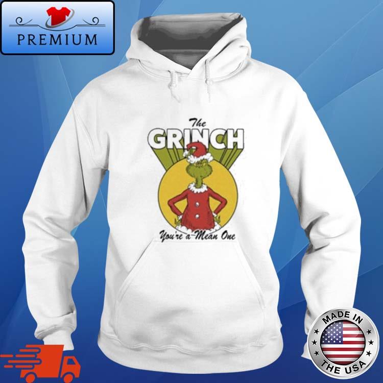 Dr. Seuss You're A Mean One Mr. Grinch Hoodie - RED