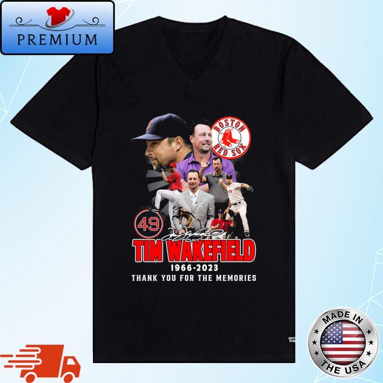 Tim Wakefield Shirt Boston Red Sox Number Kit - High-Quality