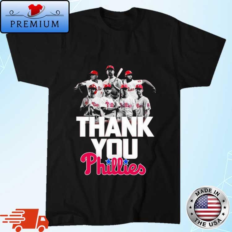 Philadelphia Phillies Team Players 2923 Thank You Phillies Shirt