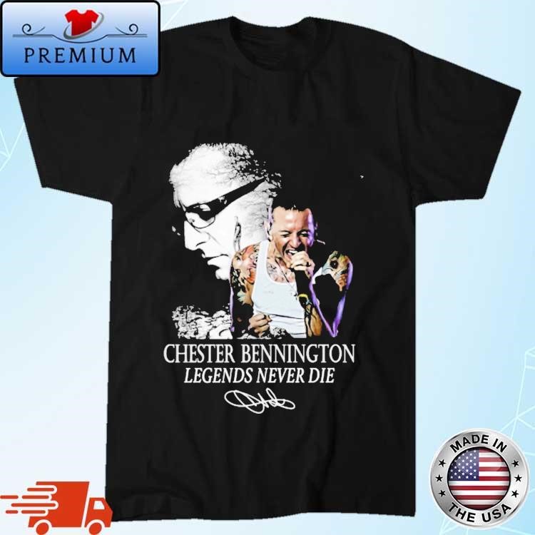 Official Chester Bennington Legends Never Die Signature Shirt