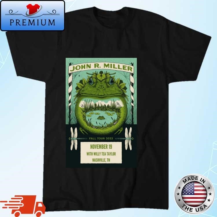 Official John R. Miller Nov 19, 2023 3rd And Lindsley Nashville, TN Poster Shirt
