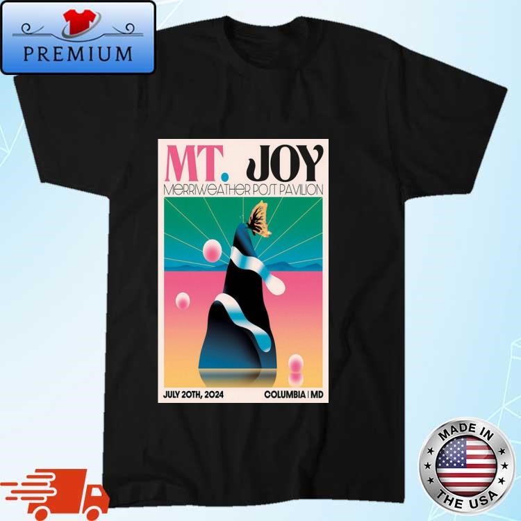 Official July 20, 2024 Columbia, MD Mt.Joy Show Poster Shirt