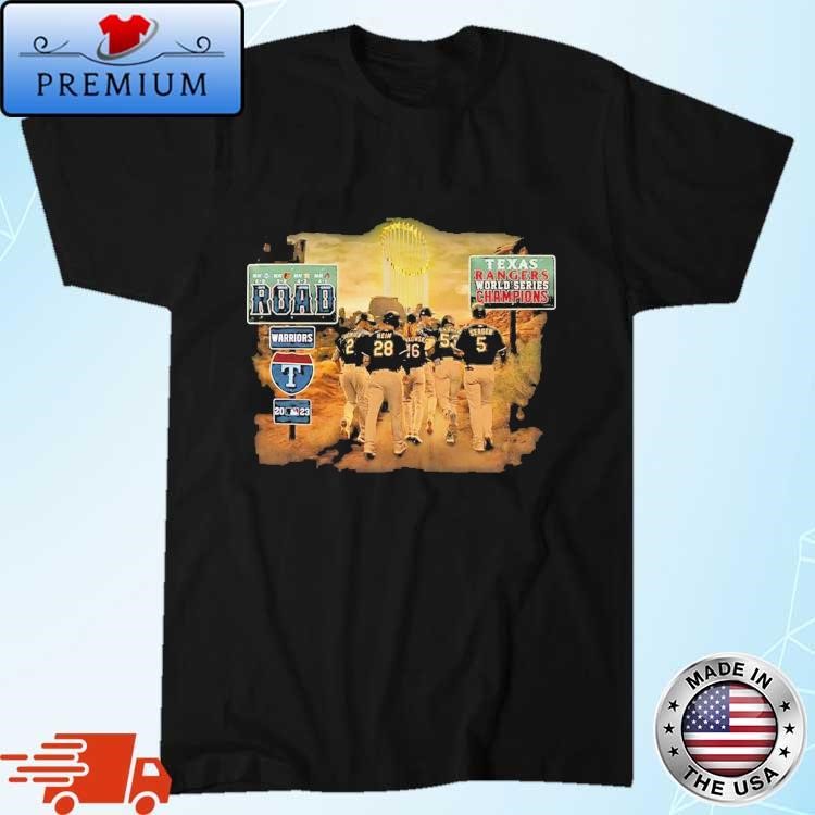 Official Texas Rangers Road Warrior World Series Champions Shirt