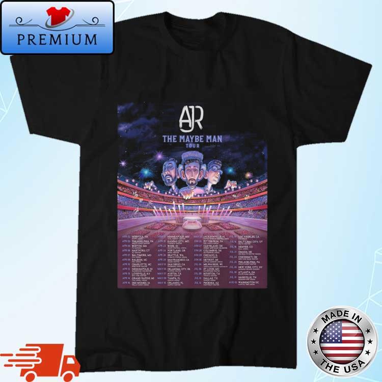 Official aJR The Maybe Man Tour 2024 Shirt
