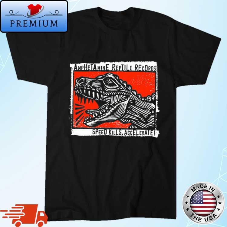 Official amphetamine Reptile Records Boris Speed Kills, Accelerate Shirt