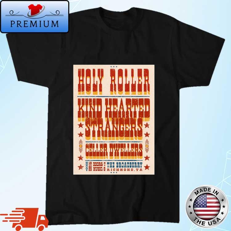 Official holy Roller Poster November 18, 2023 The Broadberry Richmond, VA Shirt