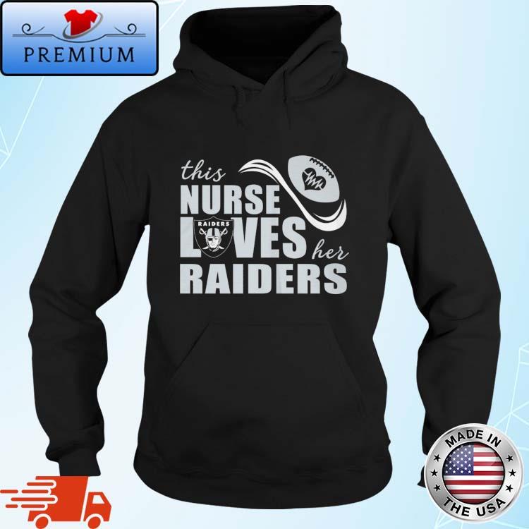 This Nurse Loves Her Las Vegas Raiders Logo Shirt, hoodie, sweater, long  sleeve and tank top
