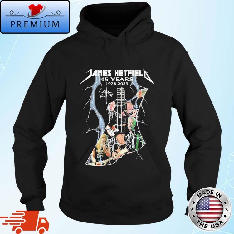 James Hetfield 45 Years 1978 – 2023 Shirt Hoodie