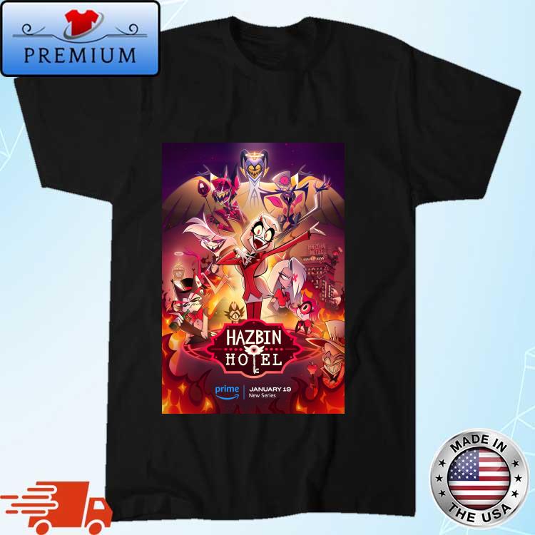 For Hazbin Hotel Has Been Revealed The Series Releases On Prime Video On  January 19 T-shirt,Sweater, Hoodie, And Long Sleeved, Ladies, Tank Top