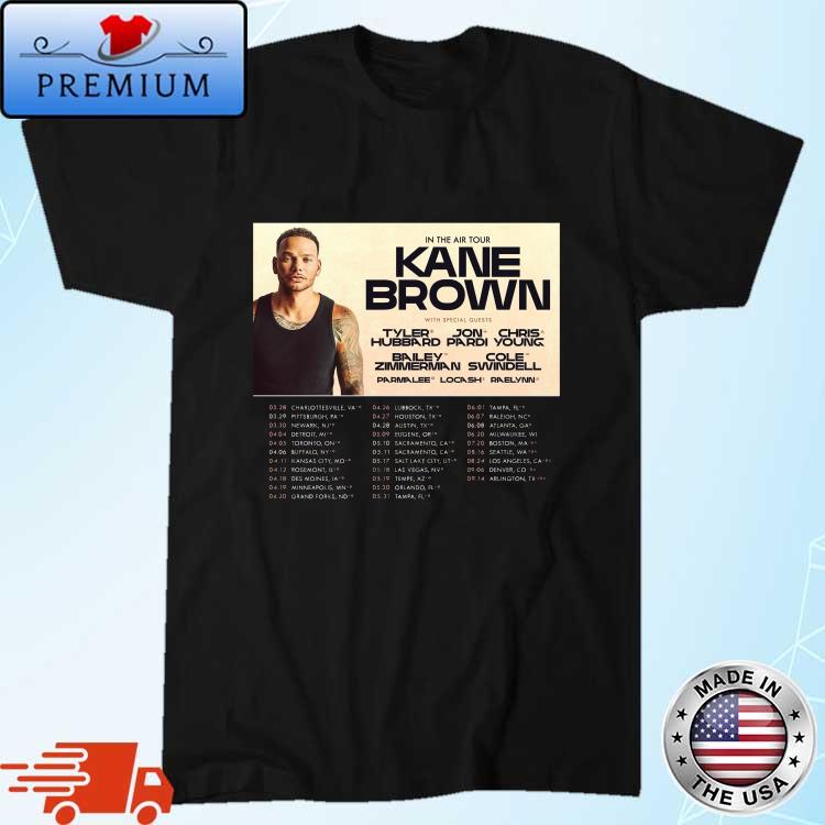 Official kane Brown In The Air Tour 2024 Concert Performance Schedule