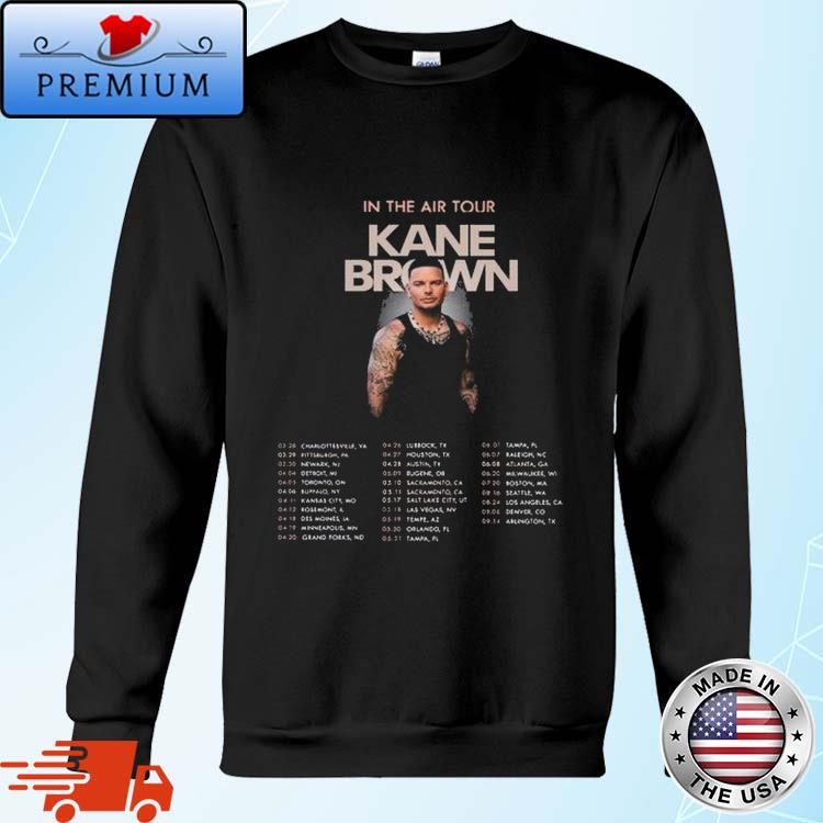 Official kane Brown In The Air Tour 2024 Performance Schedule Shirt