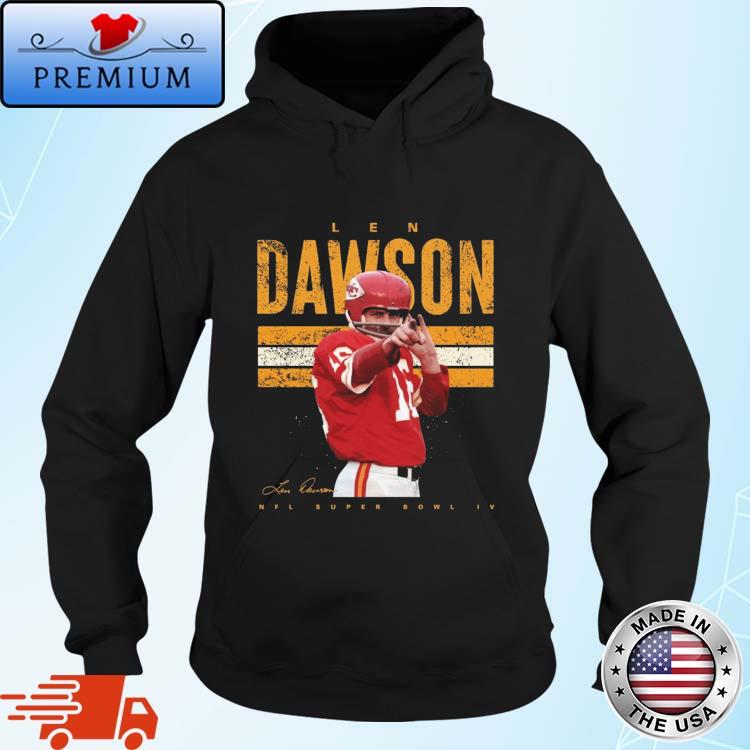 Official len Dawson Kansas City Chiefs NFL Super Bowl Signature Shirt Hoodie
