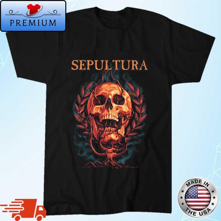 Official sepultura Skull 2024 Shirt