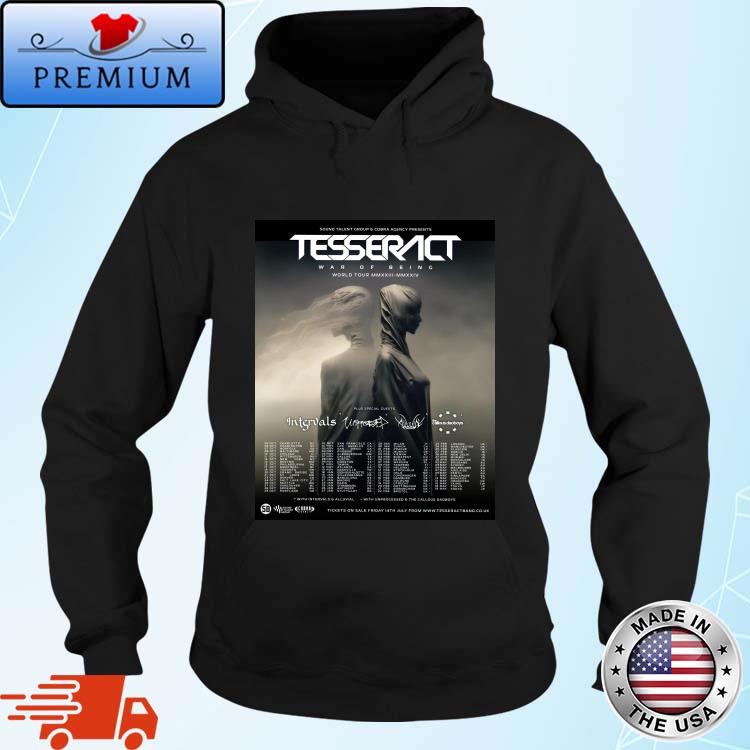 Official tesseract War Of Being Tour 2024 Shirt Hoodie