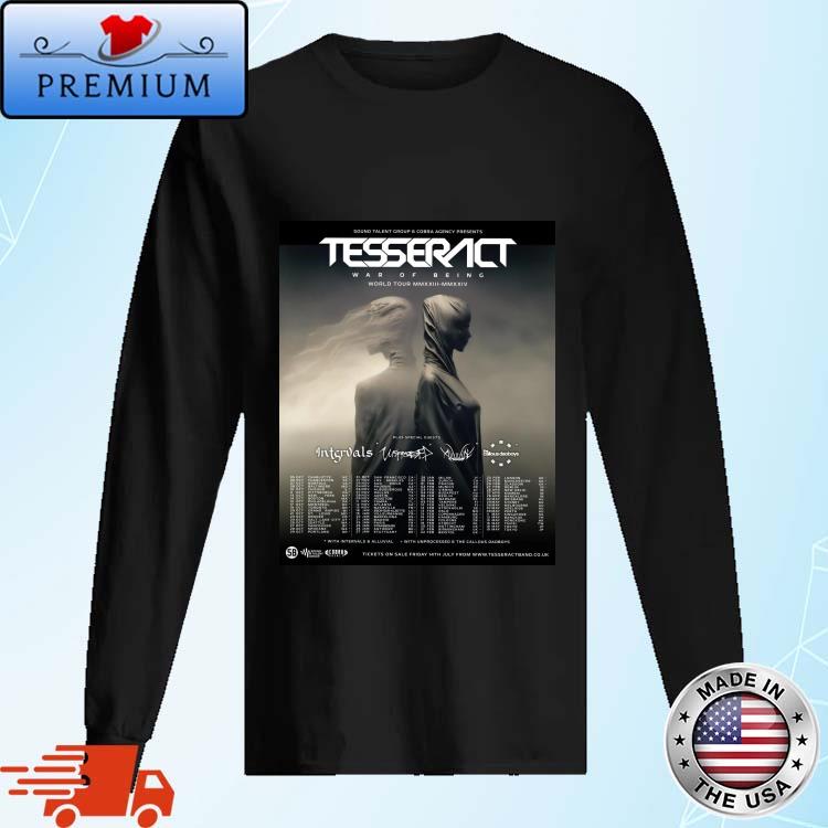 Official tesseract War Of Being Tour 2024 Shirt Long Sleve