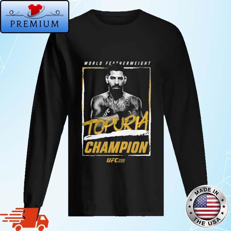 Official ilia Topuria UFC 298 Champion Shirt Long Sleve