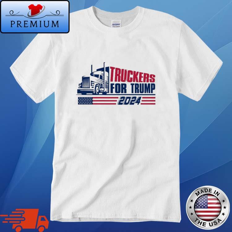 Official truckers For Trump 2024 Shirt