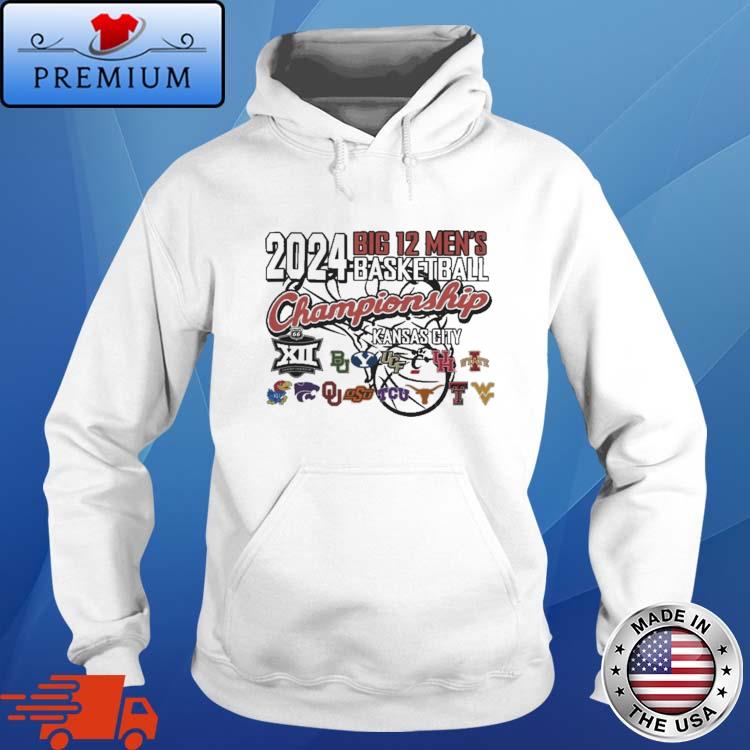 Official 2024 Big 12 Men's Basketball Championship Kansas City Shirt Hoodie