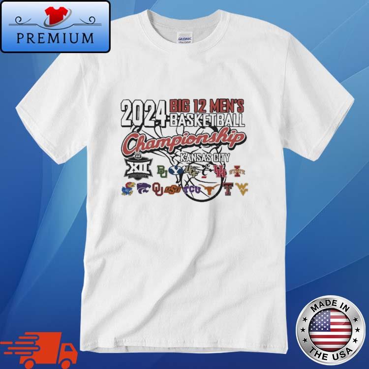 Official 2024 Big 12 Men's Basketball Championship Kansas City Shirt