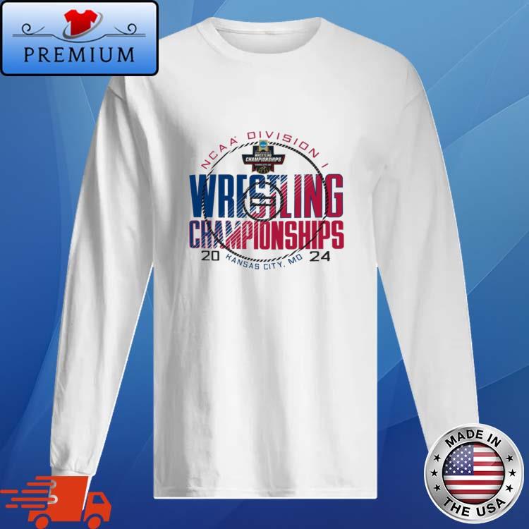 Official 2024 NCAA Division I Wrestling Championship Kansas City, MO Shirt Long Sleve