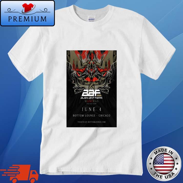Official alien Ant Farm June 4 2024 Bottom Lounge Chicago Shirt