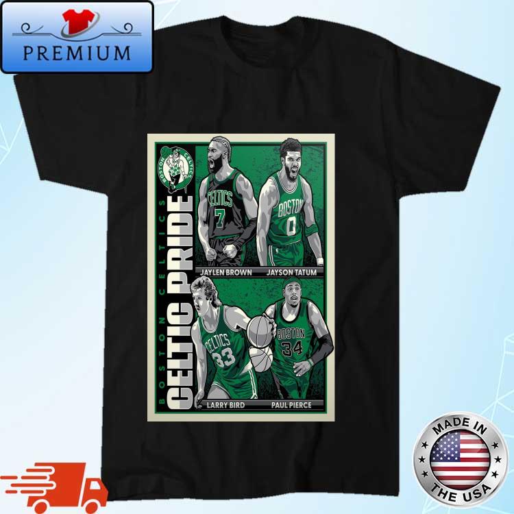 Official celtic Pride Boston Celtics Poster Shirt