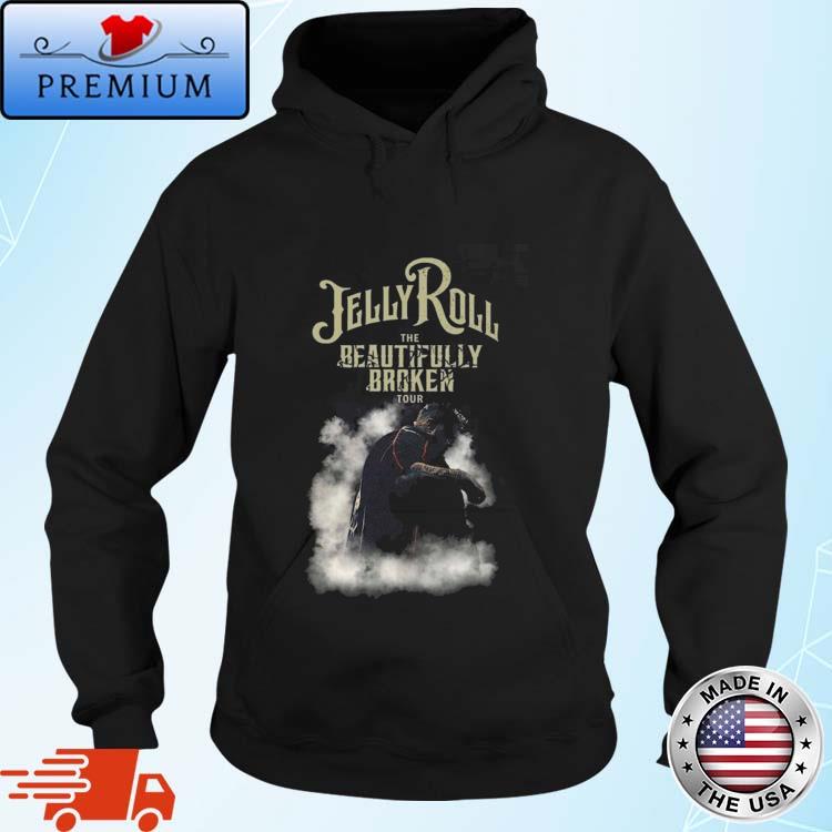 Official jelly Roll The Beautifully Broken Tour 2024 With Warren Zeiders And Alexandra Kay Shirt Hoodie