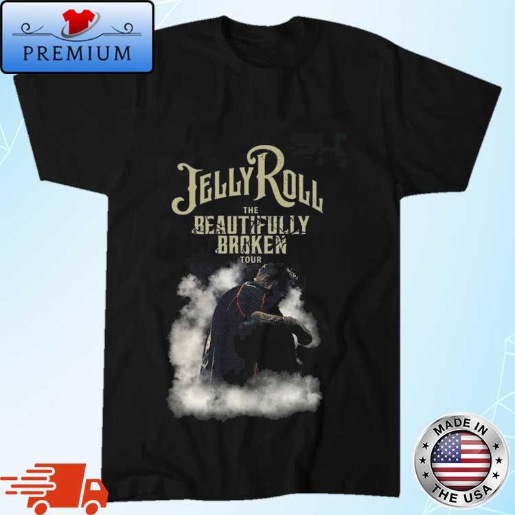 Official jelly Roll The Beautifully Broken Tour 2024 With Warren Zeiders And Alexandra Kay Shirt