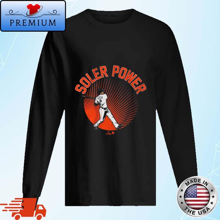 Official jorge Soler San Francisco Soler Power Shirt Long Sleve