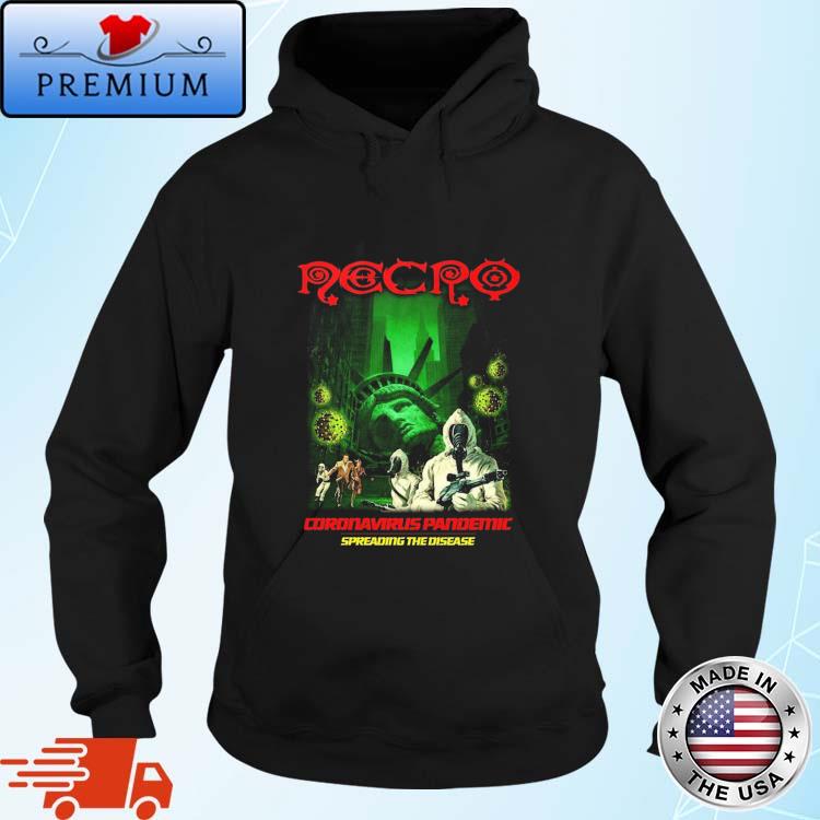 Official necro Coronavirus Spreading The Disease Shirt Hoodie