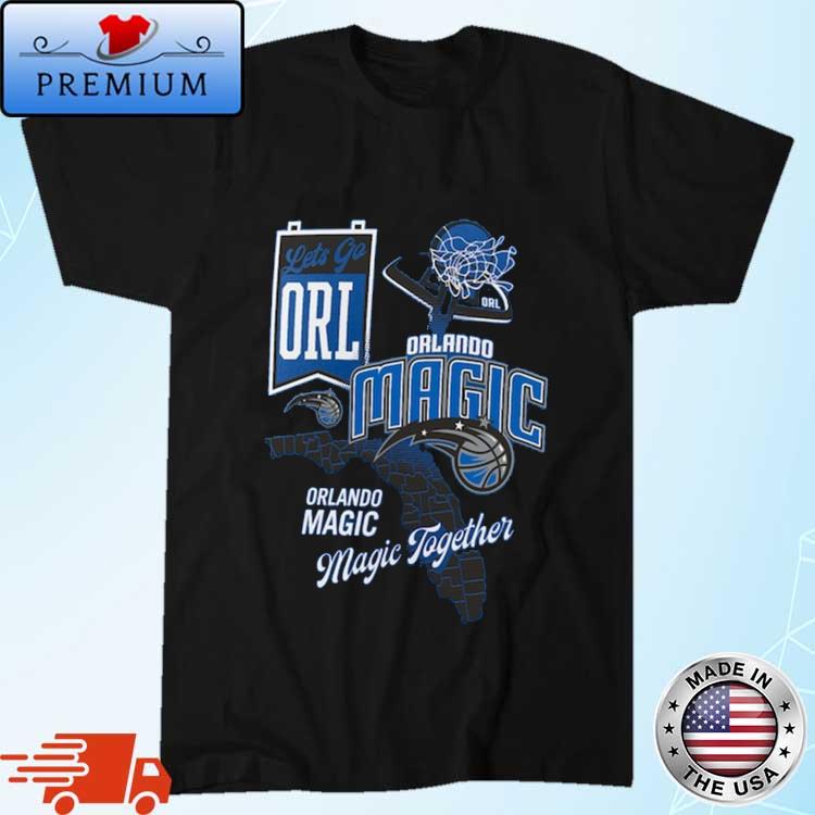Official orlando Magic Split Zone Magic Together Shirt