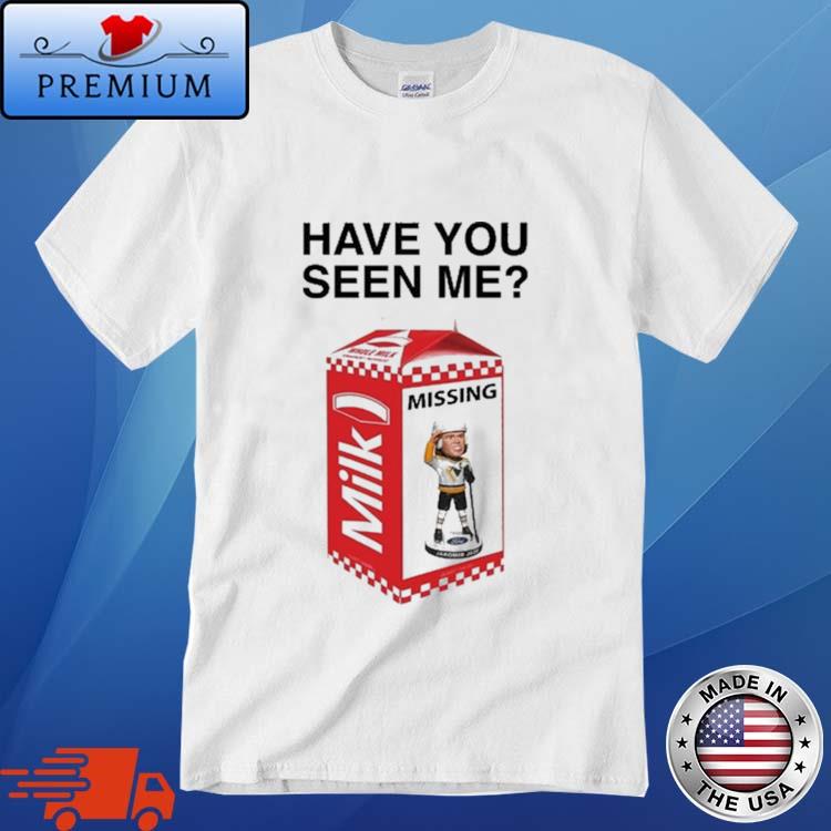 Official pittsburgh Penguins Have You Seen Me Missing Milk Jaromír Jágr Shirt