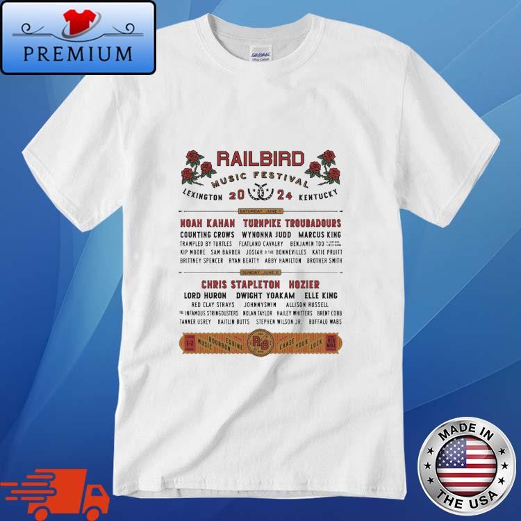 Official Railbird Music Festival In Lexington KY 2024 Shirt