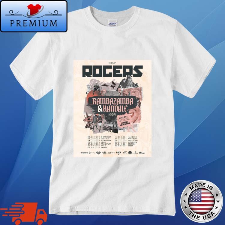 Official Rogers Rambazamba & Randale Tour 2024 Shirt