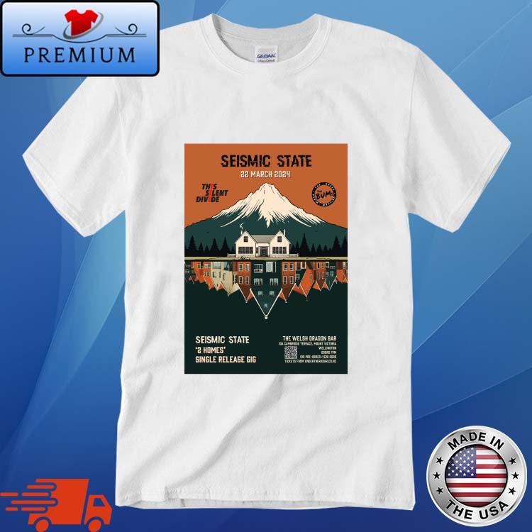 Official Seismic State Single Release Gig 22 March 2024 Shirt