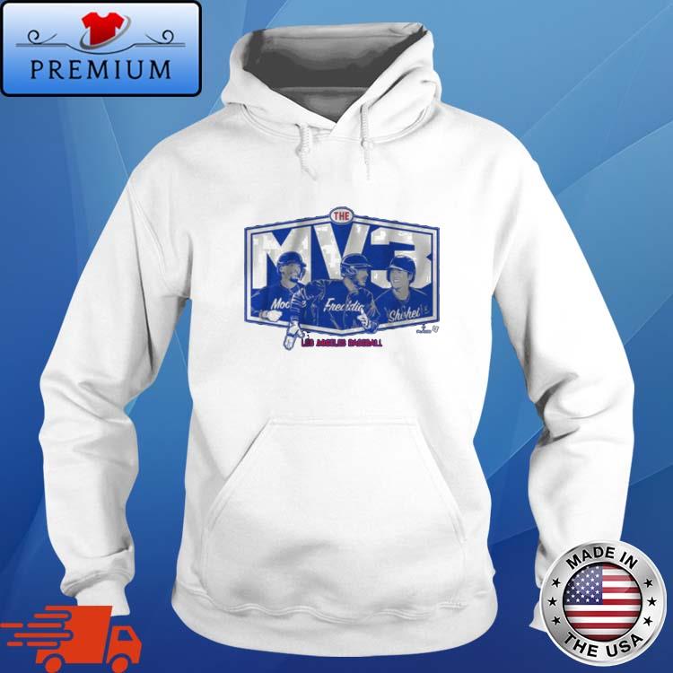Official shohei Ohtani Mookie Betts And Freddie Freeman The Mv3 Shirt Hoodie
