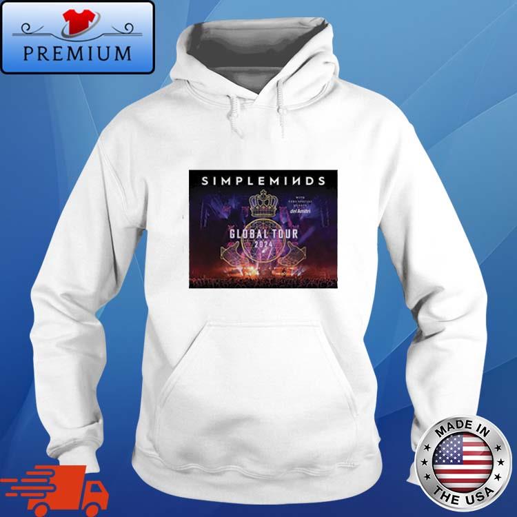 Official simple Minds Global Tour 2024 Uk Shirt Hoodie