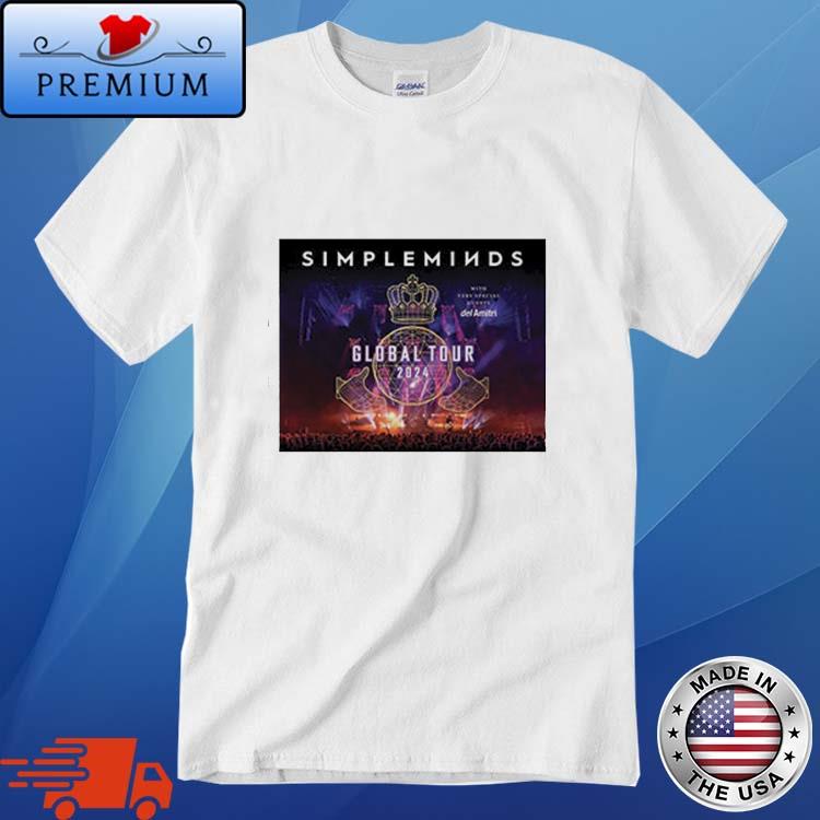 Official simple Minds Global Tour 2024 Uk Shirt